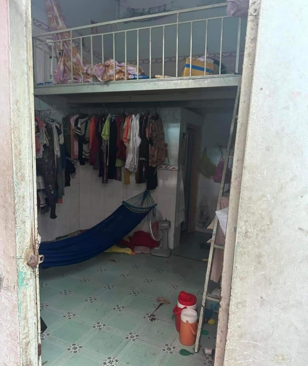 Phòng trọ nơi xảy ra vụ việc