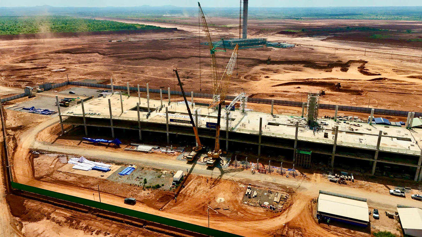 Hạng mục này có quy mô lớn, tính chất kỹ thuật cao, tiến độ thi công quyết định đến tiến độ chung của toàn dự án.