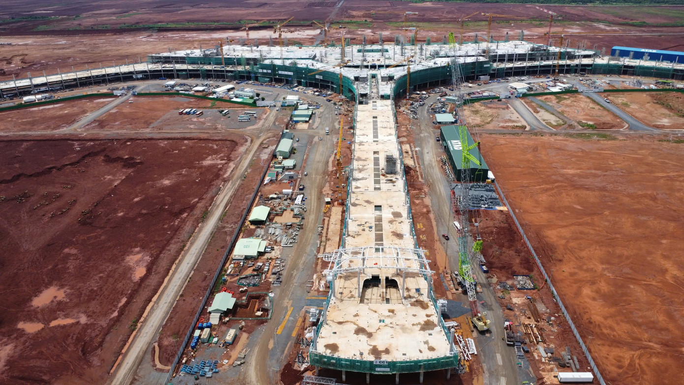 Tổng thể mặt bằng nhà ga hành khách sân bay Long Thành. Tổng thể mặt bằng nhà ga hành khách sân bay Long Thành.