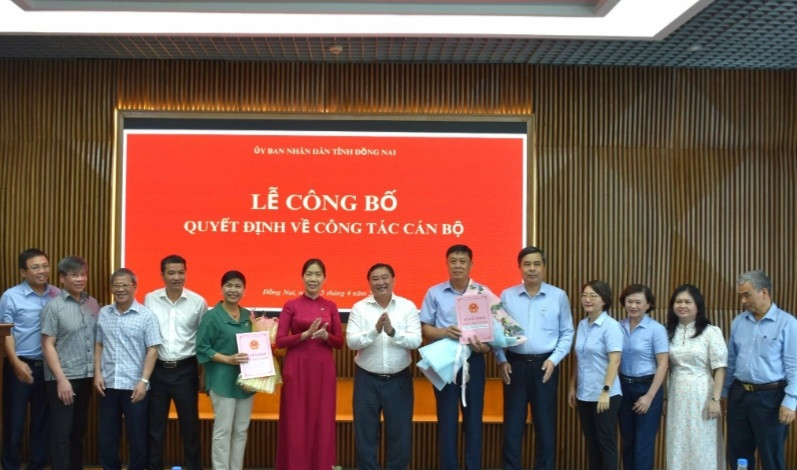 Ông Trương Đình Hiệp nhận quyết định đại diện phần vốn Nhà nước tại Sonadezi.