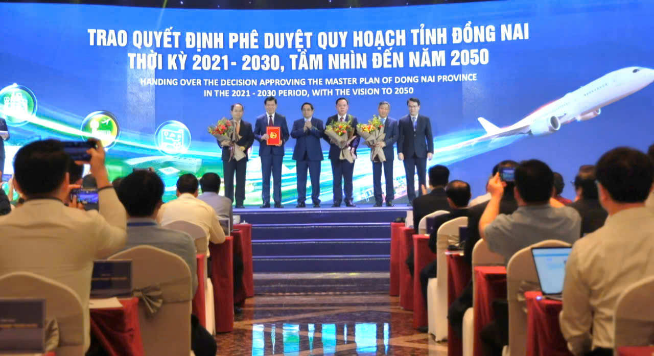 Tỉnh Đồng Nai nhận quyết định quy hoạch.