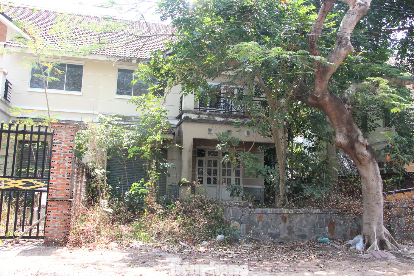 Căn biệt thự song lập bỏ hoang phế từ nhiều năm nay Căn biệt thự song lập bỏ hoang phế từ nhiều năm nay