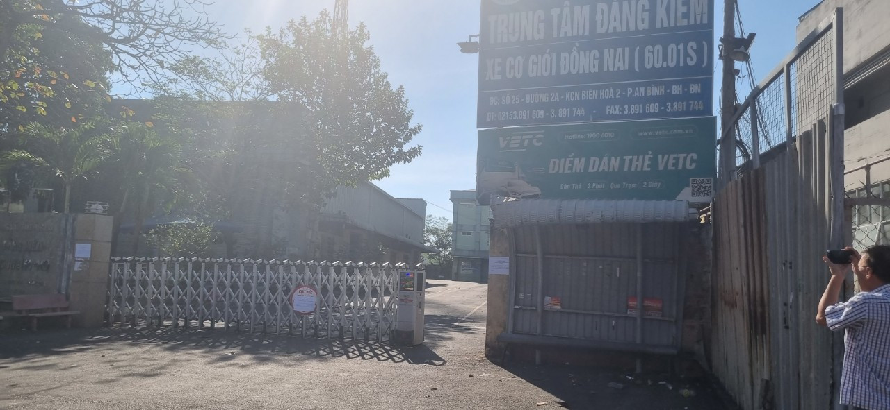 Trung tâm đăng kiểm xe cơ giới Đồng Nai tạm dừng hoạt động từ ngày 7/5 Trung tâm đăng kiểm xe cơ giới Đồng Nai tạm dừng hoạt động từ ngày 7/5