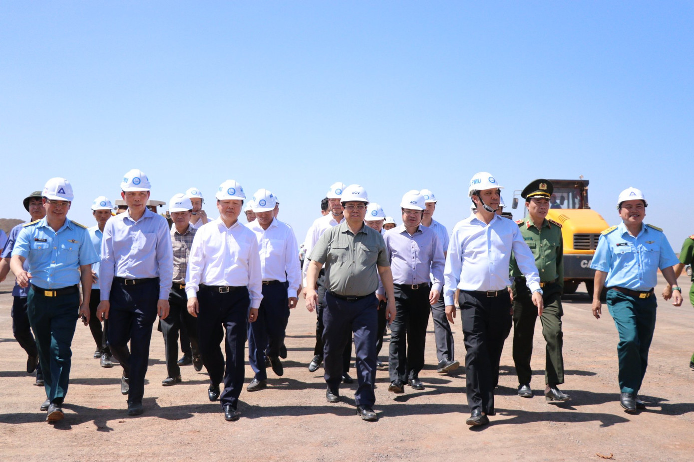 Thủ tướng kiểm tra hiện trường dự án Cảng HKQT Long Thành