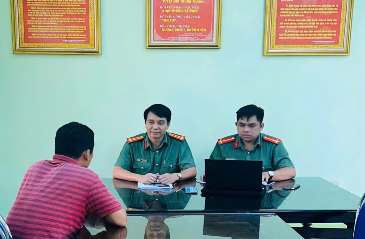 Cơ quan chức năng làm việc với ông T.Đ.T.T.