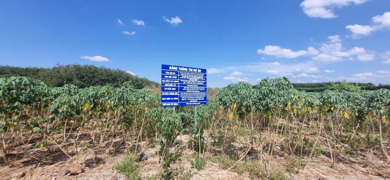 Khu vực thực hiện dự án cao tốc Biên Hòa - Vũng Tàu chưa có mặt bằng thi công.