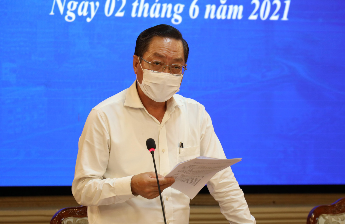 Ông Nguyễn Tấn Bỉnh - Giám đốc Sở Y tế TPHCM