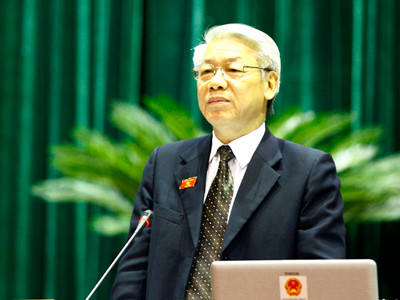 Chủ tịch Quốc hội Nguyễn Phú Trọng Ảnh: H.V