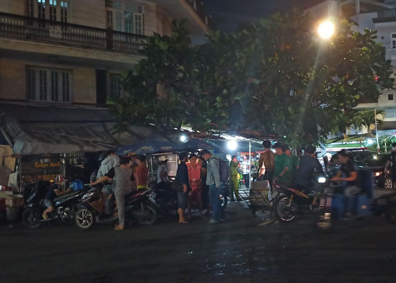 Hiện trường vụ việc.