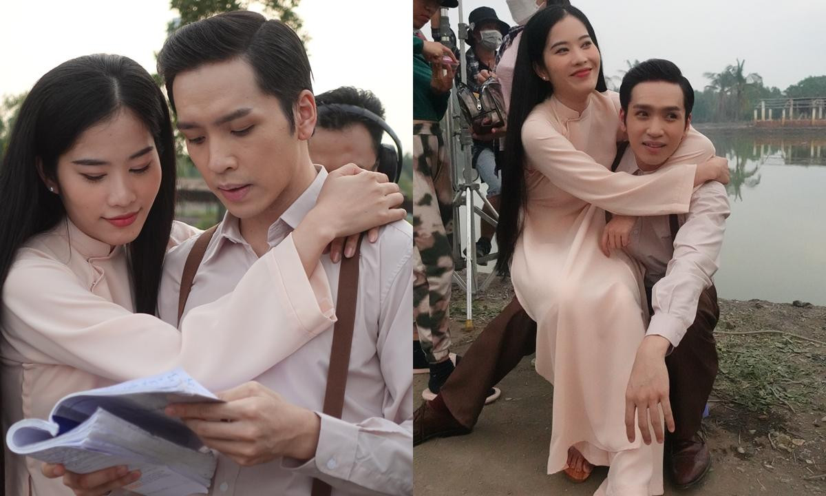 ... hậu trường phim. - Ảnh: Đoàn phim "Nhà Không Bán".