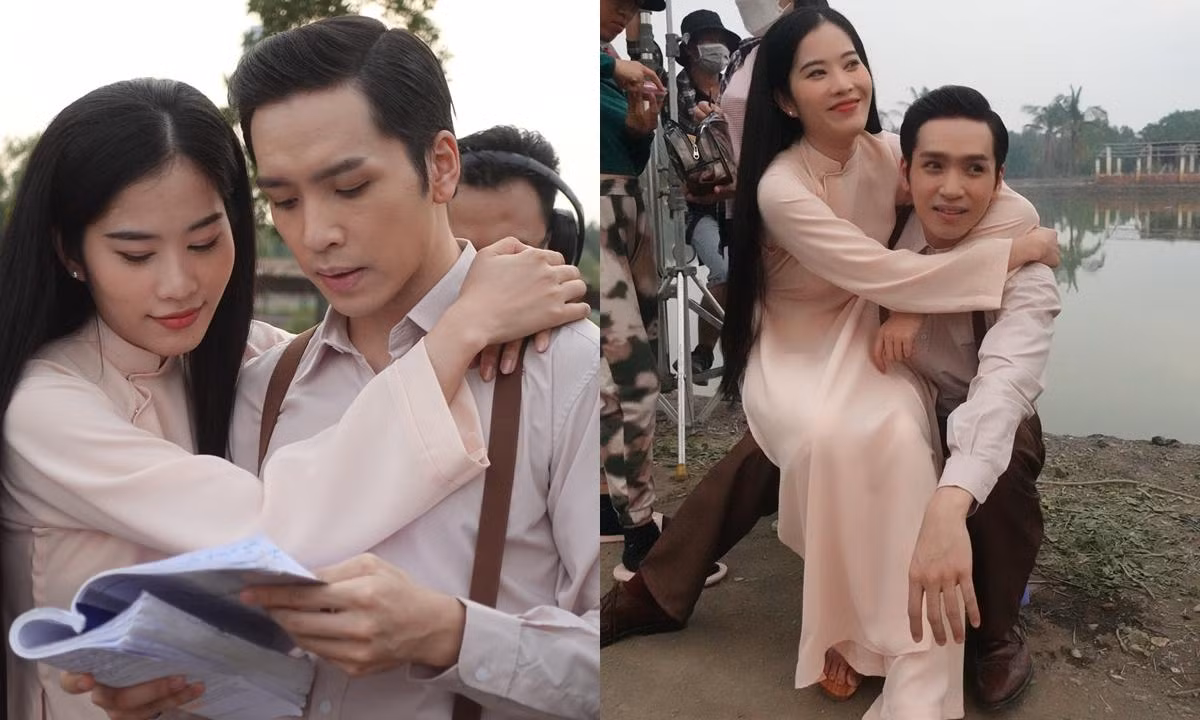 ... hậu trường phim. - Ảnh: Đoàn phim "Nhà Không Bán".