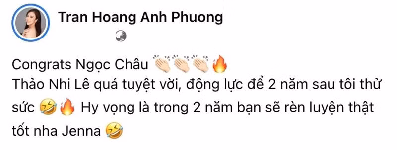 Diễn viên phim "Anh Có Phải Đàn Ông Không" lấy thành công của Hoa hậu Ngọc Châu làm động lực để tiếp tục rèn luyện cho những cuộc thi sắc đẹp sắp tới.