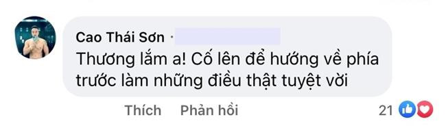 Bình luận của ca sĩ Cao Thái Sơn. - Ảnh: FBNV. Bình luận của ca sĩ Cao Thái Sơn. - Ảnh: FBNV.