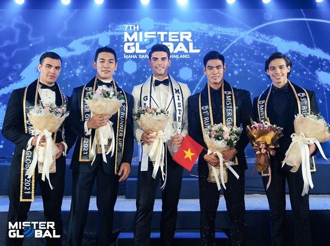 Dàn trai đẹp nắm giữ 5 ngôi vị cao nhất của cuộc thi Mister Global năm 2021.