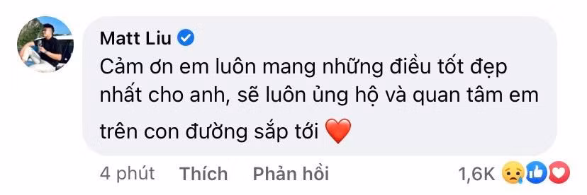 ... Matt Liu chọn chia tay nhưng vẫn làm bạn. - Ảnh: FB nhân vật.