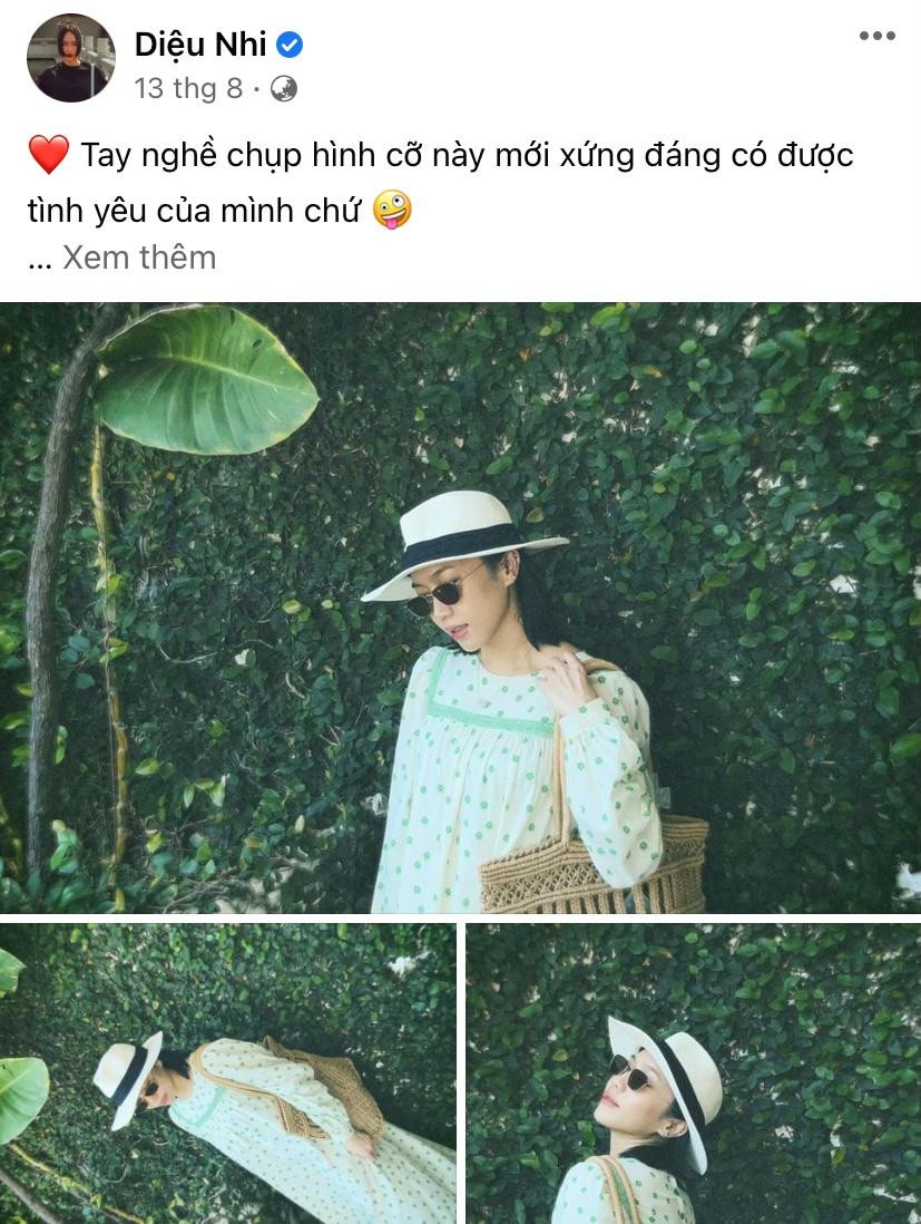 Diệu Nhi đăng tải trên trang cá nhân. - Ảnh: FB nhân vật.