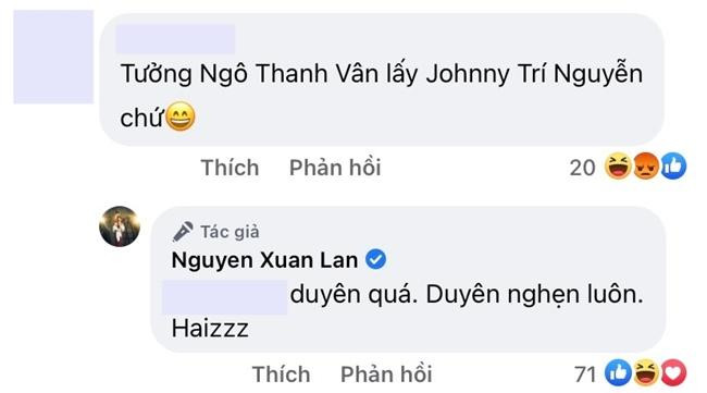 ...trực tiếp dằn mặt cư dân mạng bình luận vô duyên dưới bài đăng của mình. - Ảnh: FBNV.