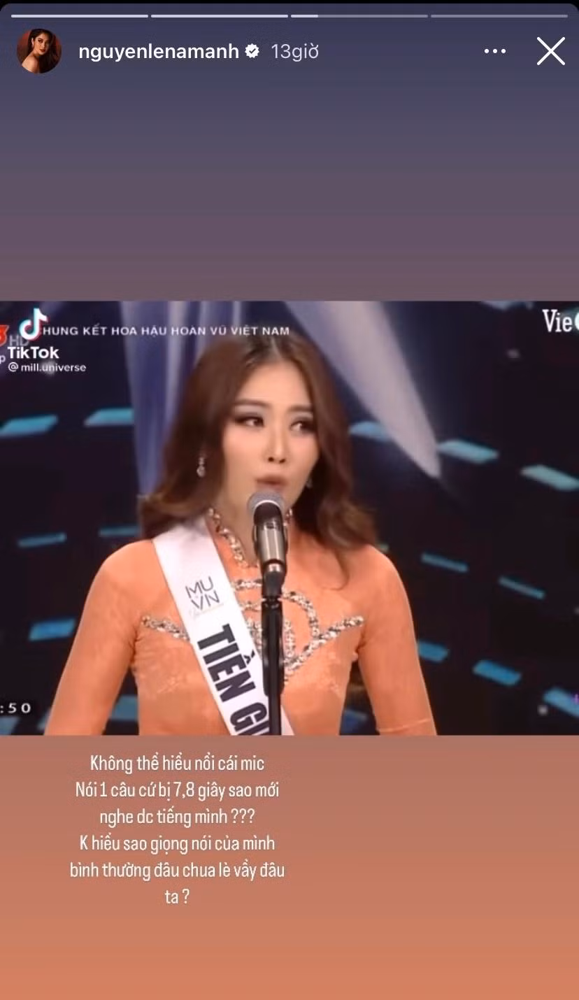 Lệ Nam cho rằng giọng của cô bình thường không "chua lè" như đêm Chung kết. - Ảnh: IGNV