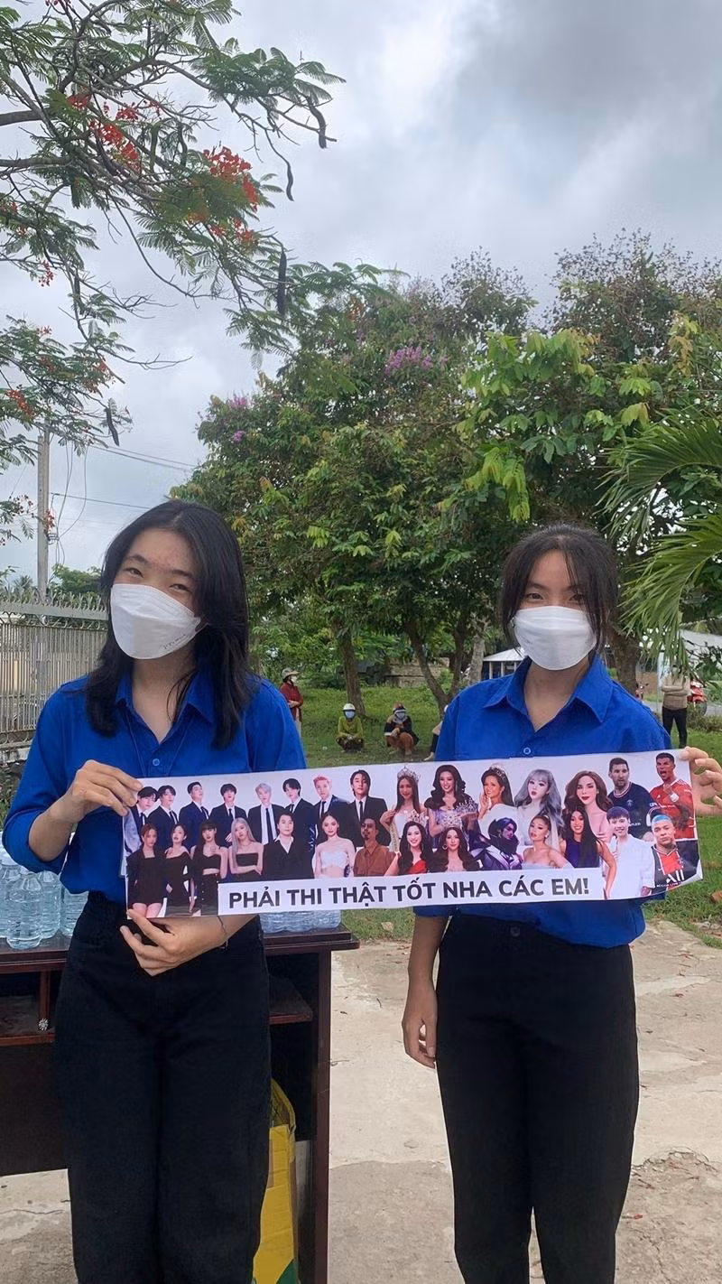 Bạn muốn được ai trong những người nổi tiếng này chúc thi tốt đây? - Ảnh: FB Trường Người Ta.