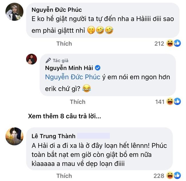 Minh Hải và hai người em thân thiết của Hòa Minzy thoải mái trêu đùa nhau trên mạng xã hội.