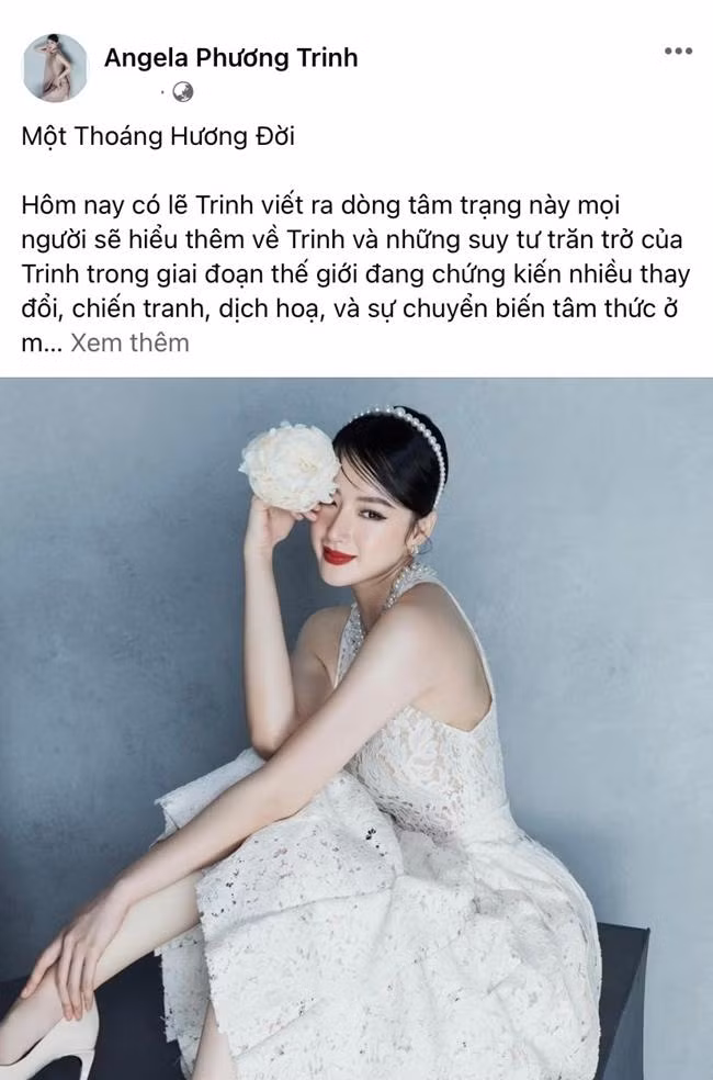 Angela Phương Trinh nhận ra cô và Cao Thái Sơn chỉ là tri kỷ. - Ảnh: FBNV.