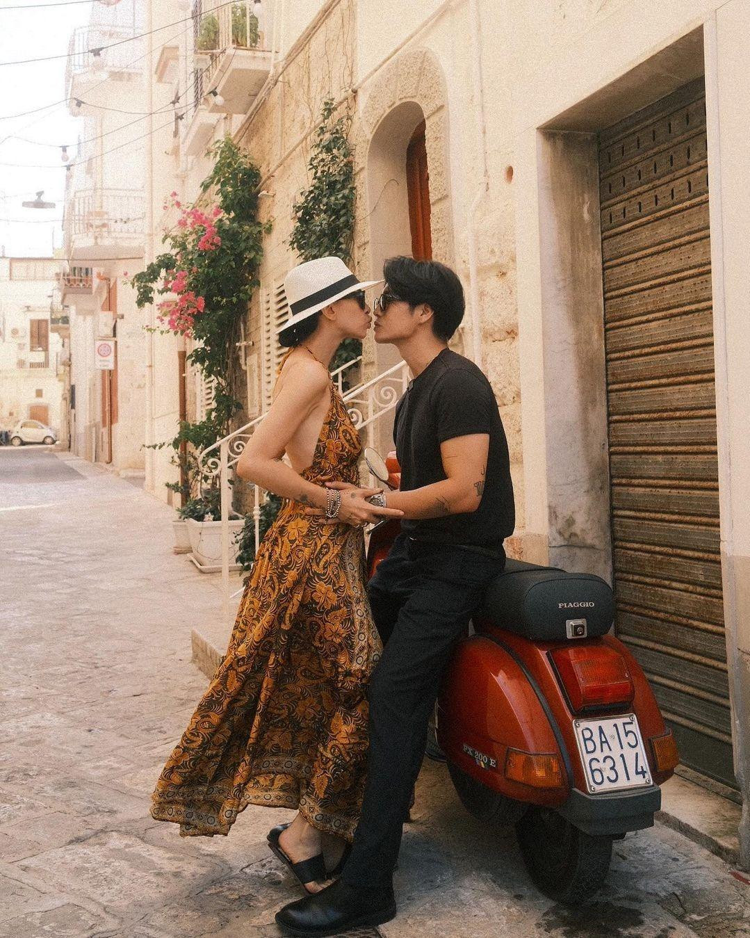 Những bức ảnh lãng mạn của Ngô Thanh Vân và Huy Trần ở Ý.