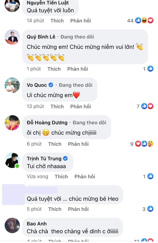 Các sao Việt tưng bừng chúc mừng Minh Hằng. - Ảnh: FBNV.