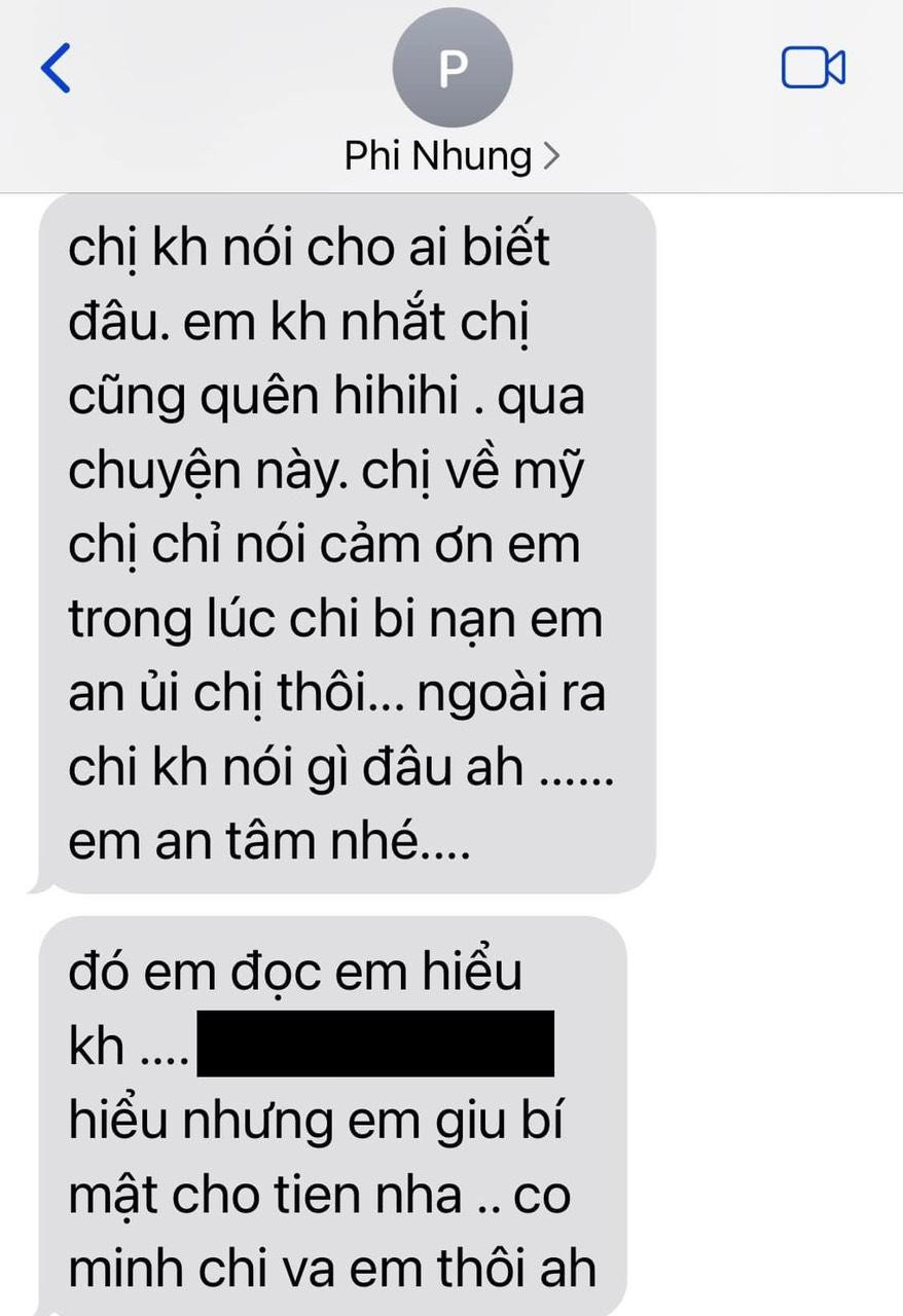 Những tin nhắn vừa được quản lý truyền thông của cố ca sĩ Phi Nhung tiết lộ.
