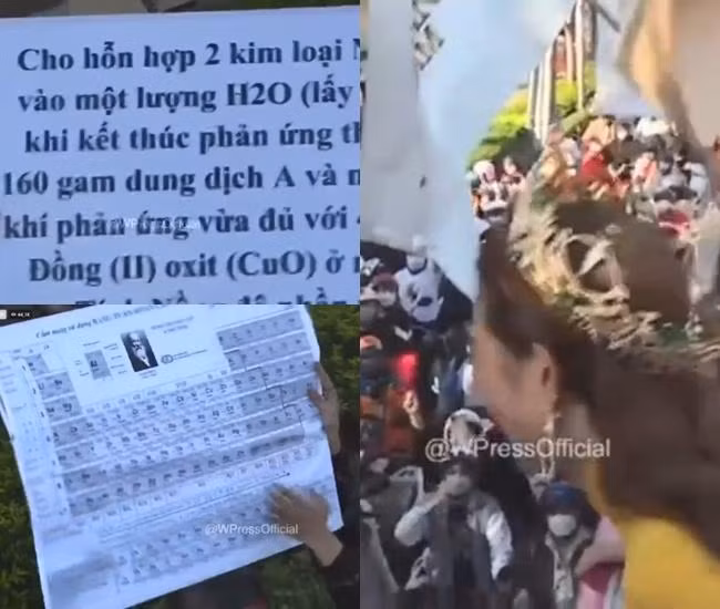 Không chỉ tới chúc mừng Thùy Tiên bằng đề Hóa và bảng Tuần hoàn Hóa học...