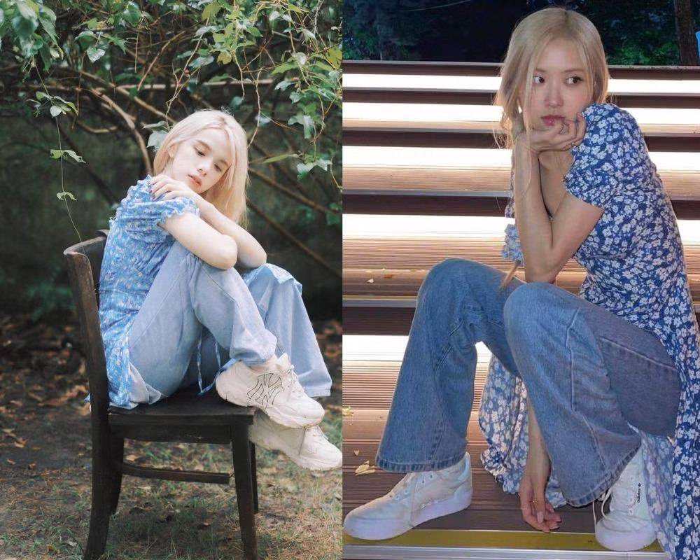 Sau nhiều lần diện trang phục tương đồng với nữ idol Kpop nổi tiếng, Miina khiến nhiều người đùa rằng cứ ngỡ Rosé qua Việt Nam debut. Sau nhiều lần diện trang phục tương đồng với nữ idol Kpop nổi tiếng, Miina khiến nhiều người đùa rằng cứ ngỡ Rosé qua Việt Nam debut.