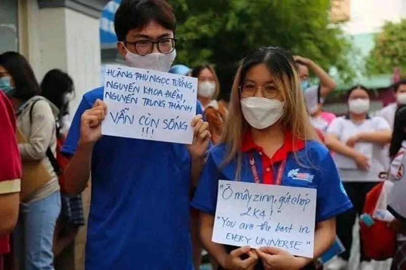 Những lời nhắc nhở cực chu đáo và cần thiết tới từ vị trí các tình nguyện viên của điểm thi.