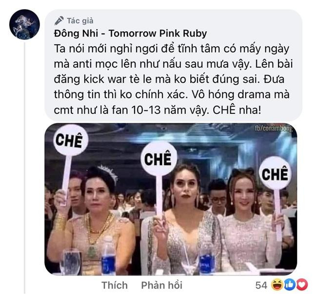 Fanpage của Đông Nhi lại sục sôi chuẩn bị chiến đấu với anti-fan để bảo vệ thần tượng.