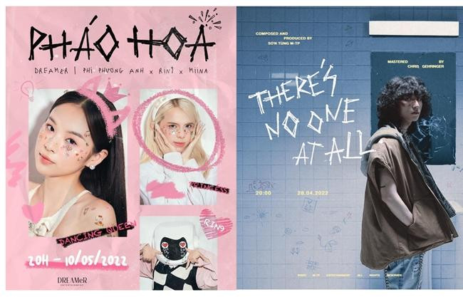 Sự tương đồng 2 font chữ của hai poster. Sự tương đồng 2 font chữ của hai poster.