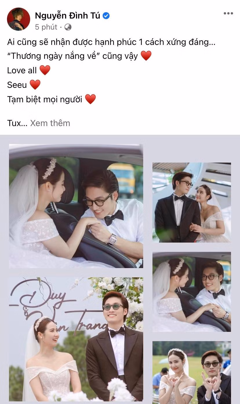 Cô dâu - chú rể đẹp đôi bậc nhất màn ảnh nhỏ 2022 đã gọi tên Duy và Vân Trang.