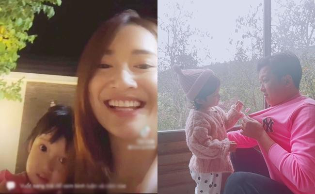 Nhã Phương vô tình để lộ gương mặt con gái khi livestream.