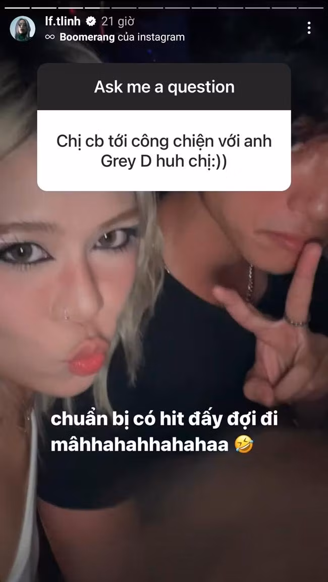 tlinh hứa hẹn với người hâm mộ rằng đây sẽ là một bản hit mới.