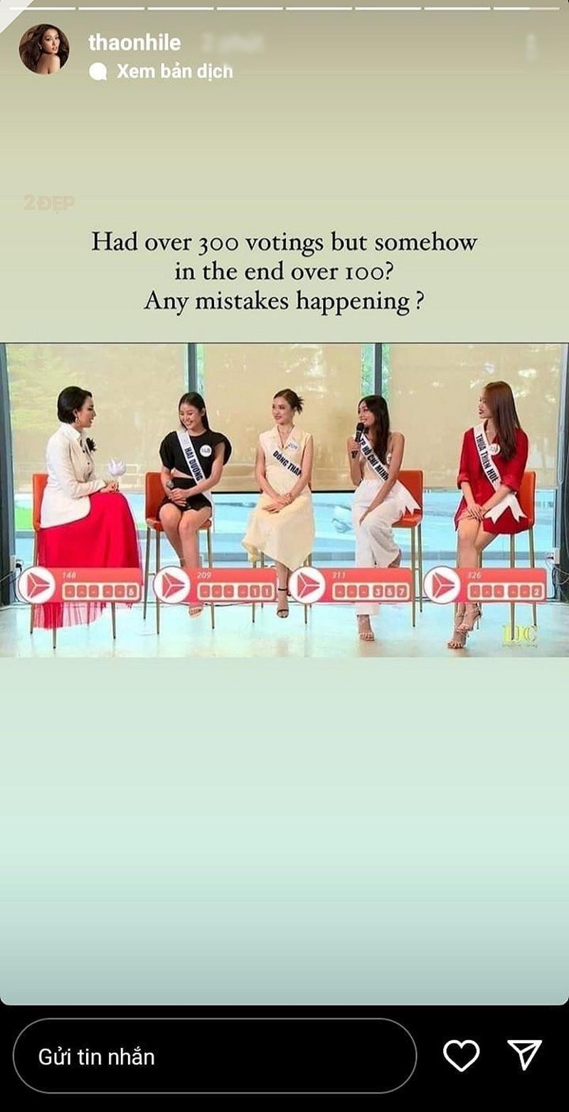 Bài đăng gây tranh cãi của Thảo Nhi Lê. - Ảnh: IGNV Bài đăng gây tranh cãi của Thảo Nhi Lê. - Ảnh: IGNV