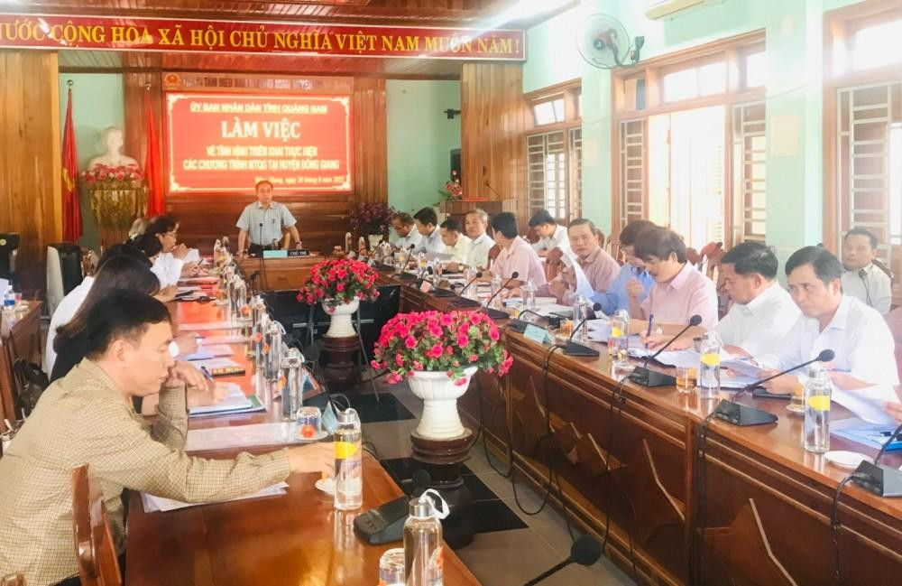 UBND tỉnh Quảng Nam đề nghị các huyện phân bổ nguồn vốn có trọng tâm, trọng điểm, không tràn lan để các chương trình đạt hiểu quả cao. Ảnh: quangnam.gov.vn