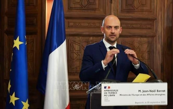 Ngoại trưởng Pháp Jean-Noel Barrot. Ảnh: Reuters