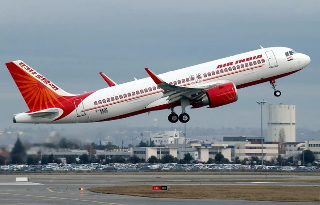 Một máy bay của hãng hàng không Air India. Ảnh: Zee Business.
