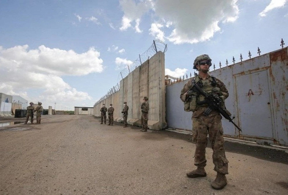 Lính Mỹ tại căn cứ K1 ở miền Bắc Iraq. Ảnh: AFP Lính Mỹ tại căn cứ K1 ở miền Bắc Iraq. Ảnh: AFP