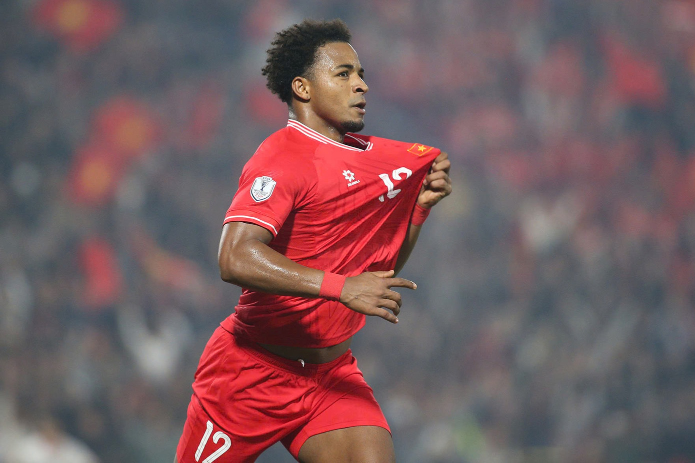 Nguyễn Xuân Son trở thành “người hùng” của đội tuyển bóng đá Việt Nam tại Giải AFF Cup 2024. Ảnh: S.N.