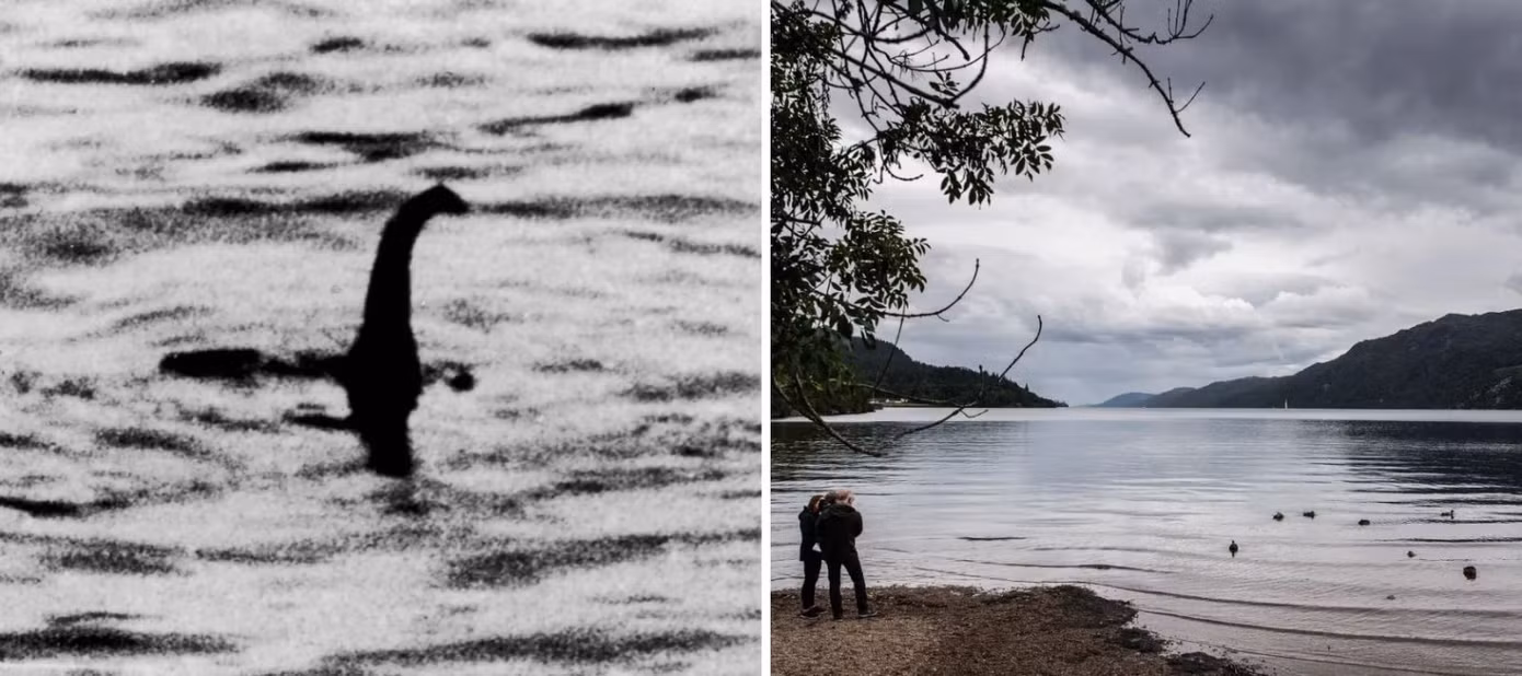Bức ảnh mang tính biểu tượng về quái vật hồ Loch Ness. Ảnh: AFP. Bức ảnh mang tính biểu tượng về quái vật hồ Loch Ness. Ảnh: AFP.