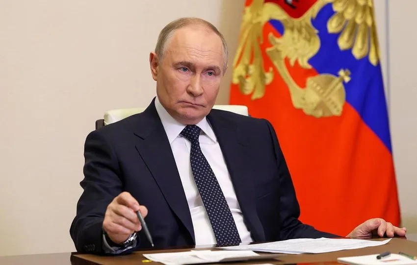 Tổng thống Nga Vladimir Putin lên tiếng về các vụ phá hoại đường sắt ở Nga cuối tuần qua. Ảnh: TASS