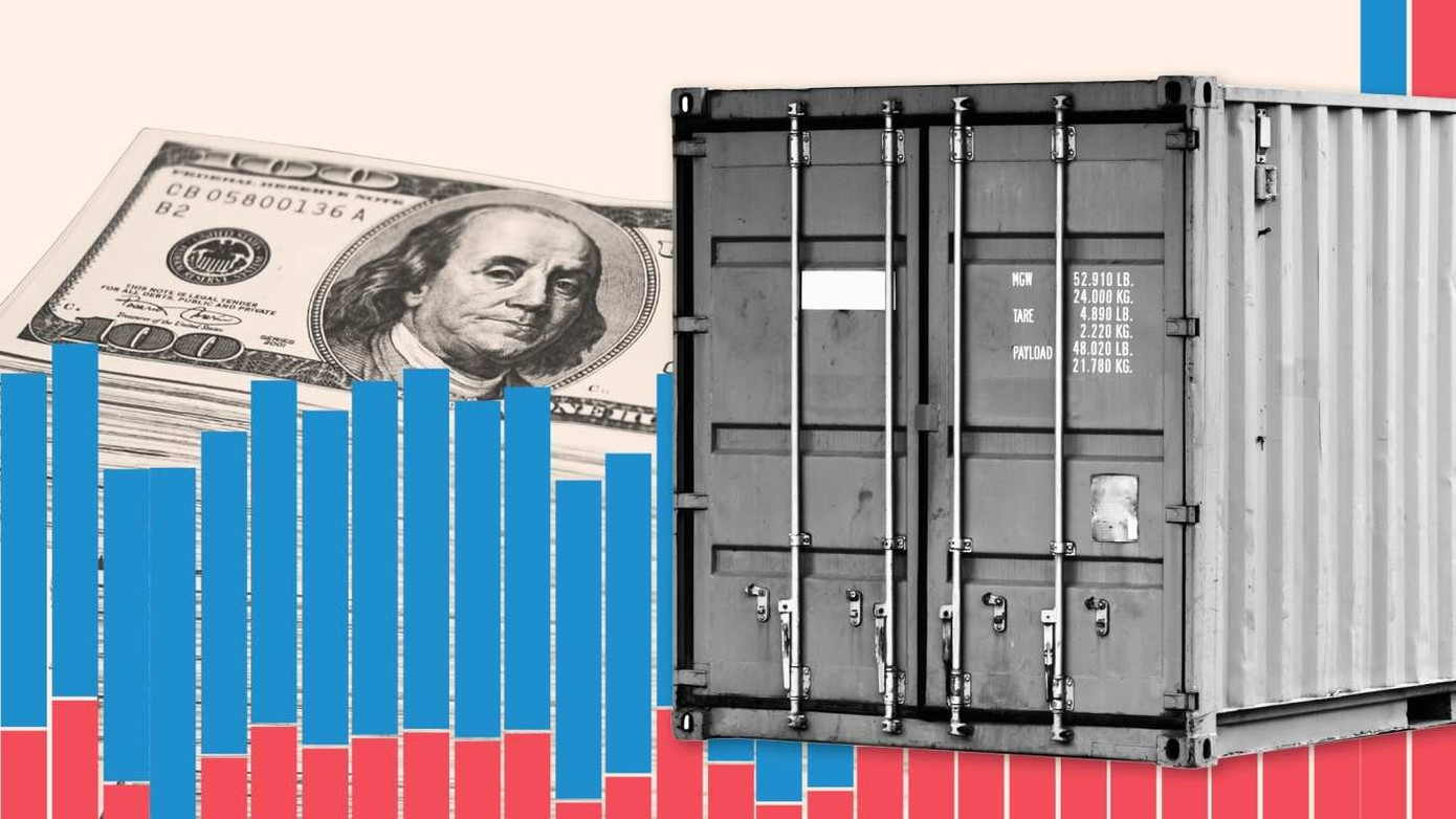 Doanh thu thuế quan của Mỹ tăng vọt trong tháng 5. Ảnh: FT montage/Dreamstime.