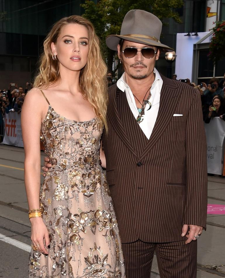 Johnny Depp và Amber Heard khi còn chung sống (Ảnh: DM).