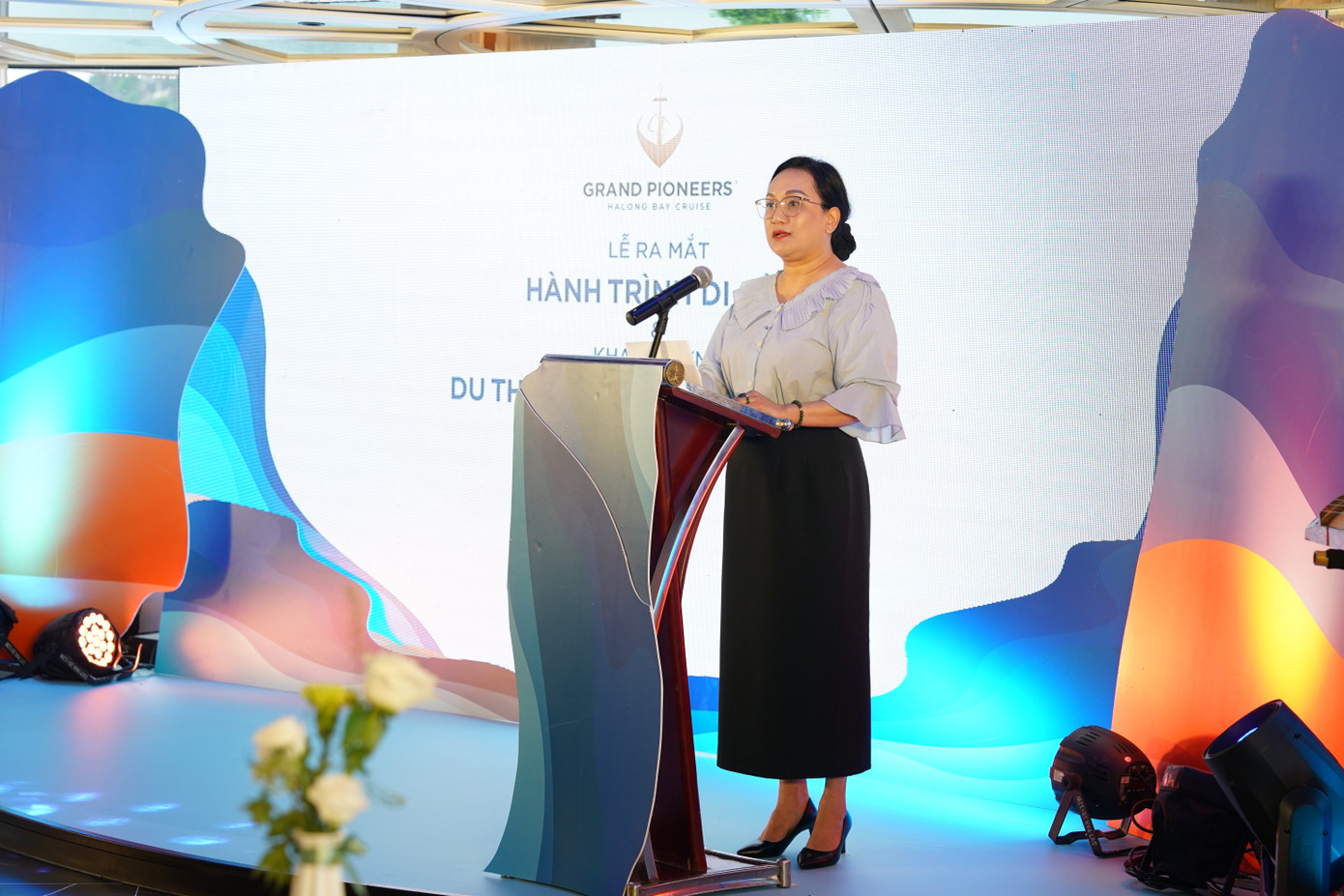 Bà Nguyễn Huyền Anh - Giám đốc Sở Du lịch Quảng Ninh.