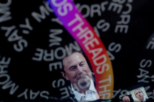 Ông chủ Twitter Elon Musk dọa kiện ứng dụng Threads của CEO Meta Mark Zuckerberg . (Nguồn: AFP) Ông chủ Twitter Elon Musk dọa kiện ứng dụng Threads của CEO Meta Mark Zuckerberg . (Nguồn: AFP)