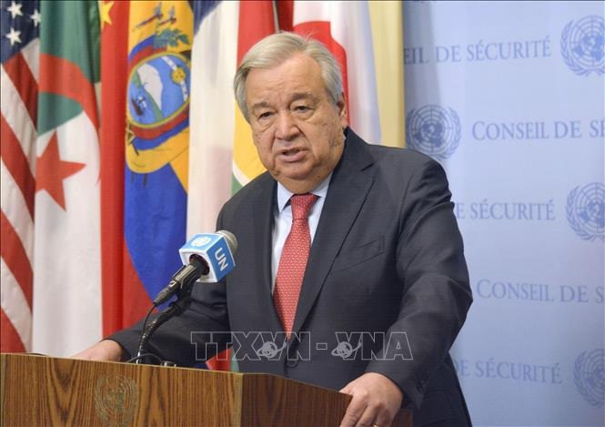 Tổng thư ký Liên Hợp Quốc Antonio Guterres. Ảnh: Kyodo/TTXVN