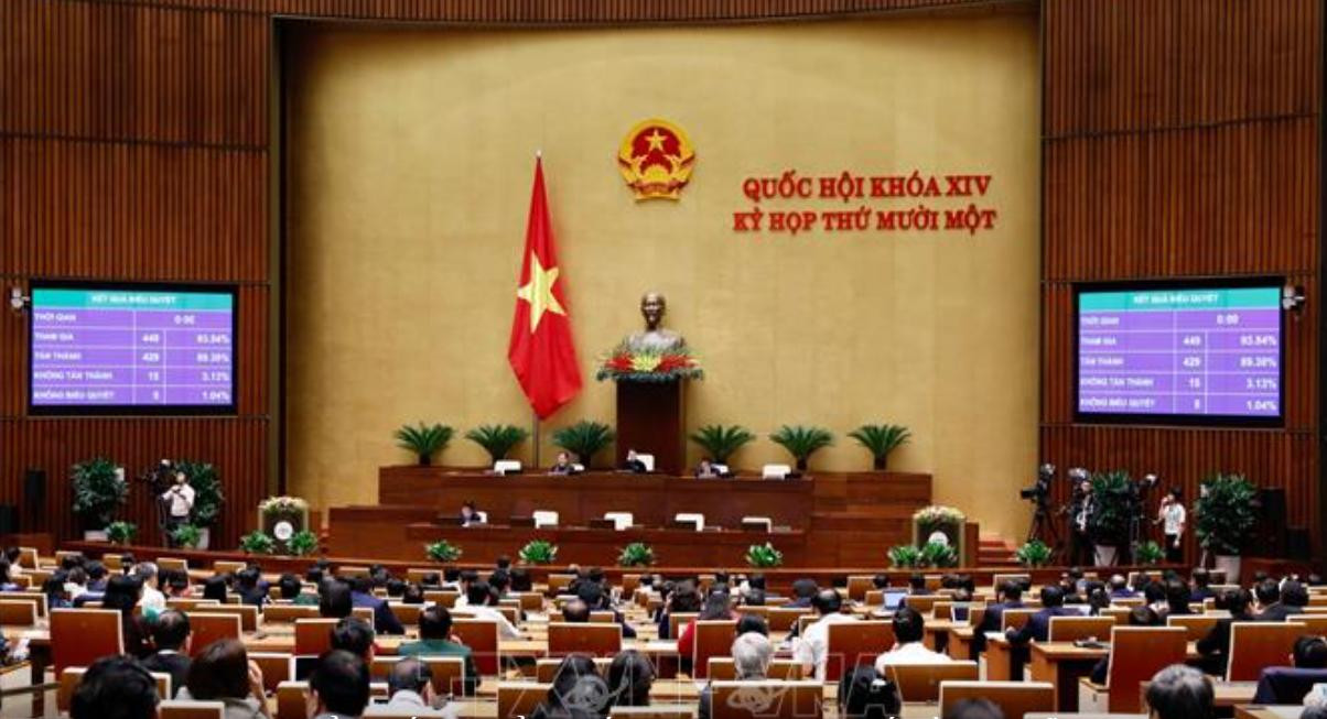 Quang cảnh cuộc họp Quốc hội. Ảnh: TTXVN